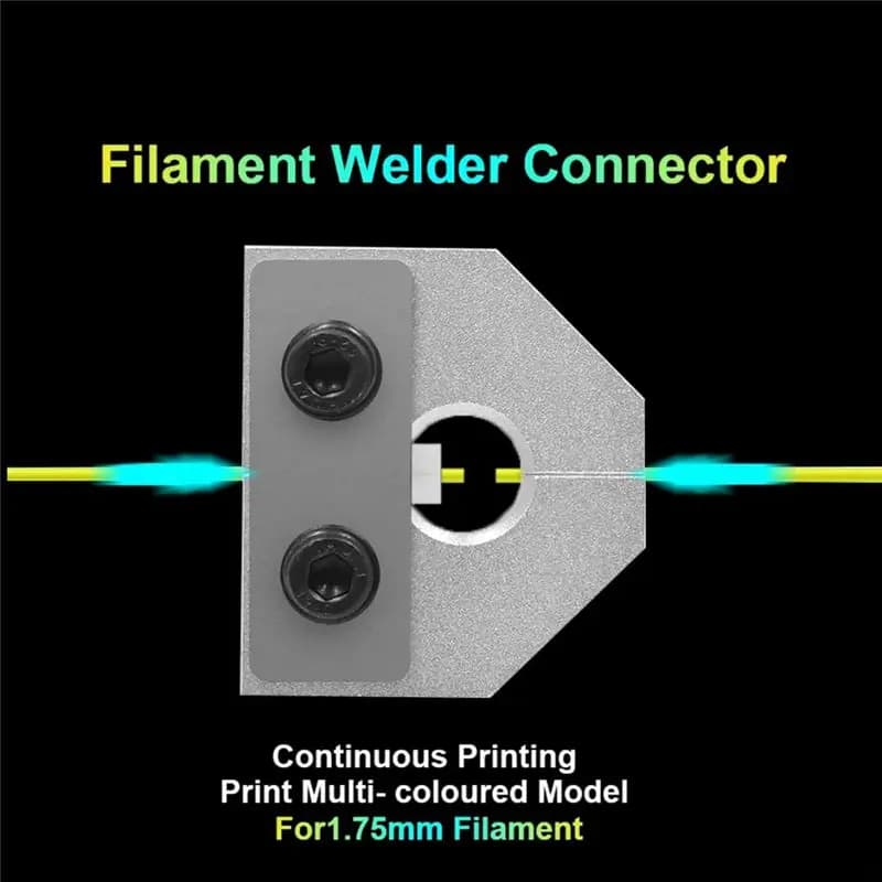 KSOL 3D printer accessories 1.75MM Filament welding Connector Carpentry tool Filament joint for all types PLA/ABS/PETG, Black