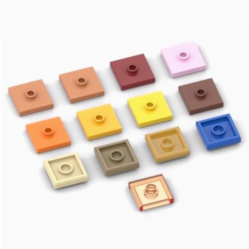 100 pezzi MOC parti fai da te compatibili con 87580 2 x 2 particelle di blocchi di mattoni regalo giocattolo puzzle per bambini