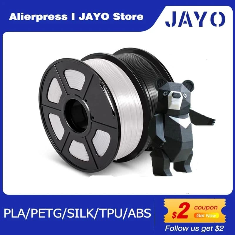 JAYO PLA/PETG/SILK/TPU/ABS 1,75 mm 2 rolls 3D Printer Materials for 3D Printer Free Shipping
