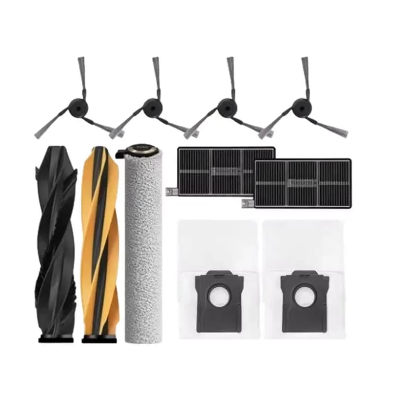 【PASSIONE】Spazzola principale, spazzola laterale, filtro, sacchetti per la polvere, 11 pezzi per Dreame Aqua 10 Ultra Roller/Aqua 10 Roller, accessori per la pulizia
