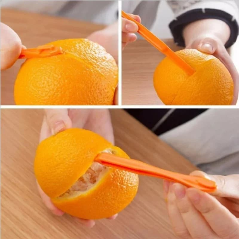 Peelapatate plastic useful lemon grapefruit fruit slicer easy peeled knife for removal kitchen utensils kitchen accessories