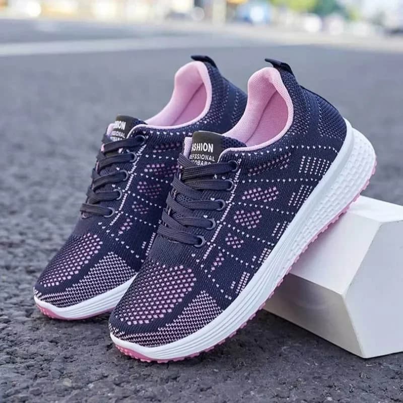 2025 Scarpe da ginnastica di nuova moda primavera per donna Scarpe da passeggio morbide Scarpe da tennis sportive casual antiscivolo Scarpe da ginnastica atletiche per signora