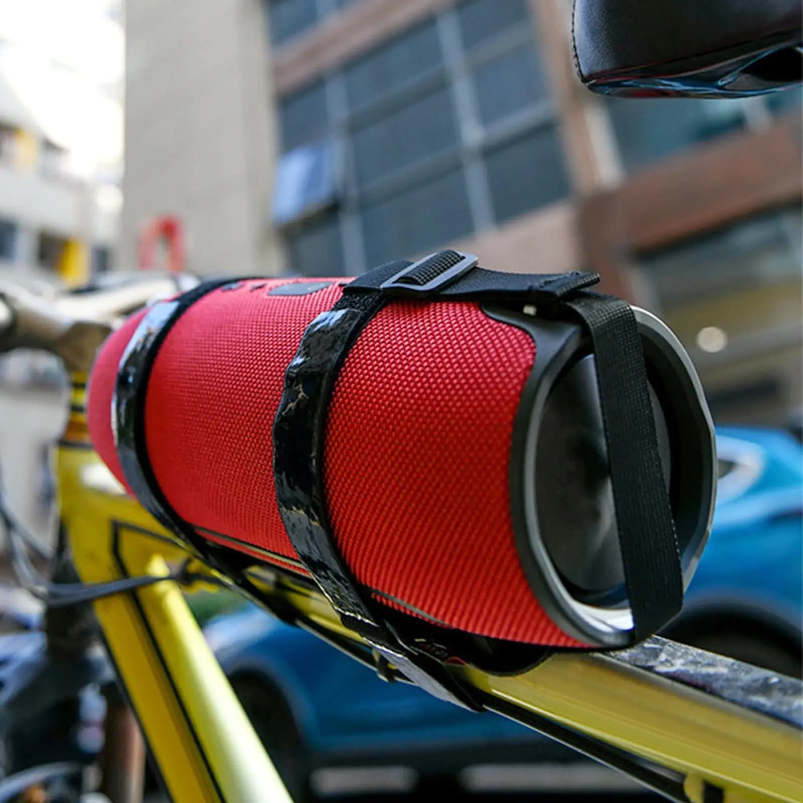 Supporto per altoparlante per bici Supporto roll bar regolabile in stile 2 cinturini per accessori per altoparlanti compatibili con Bluetooth JBL Xtreme1/2/3