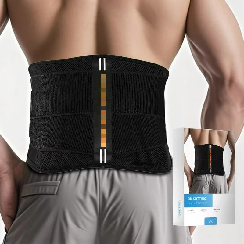 Breathable lumbar spine belt, lumbar support belt to relieve waist pain, racing abdominal belt for men and women, sports protective equipment