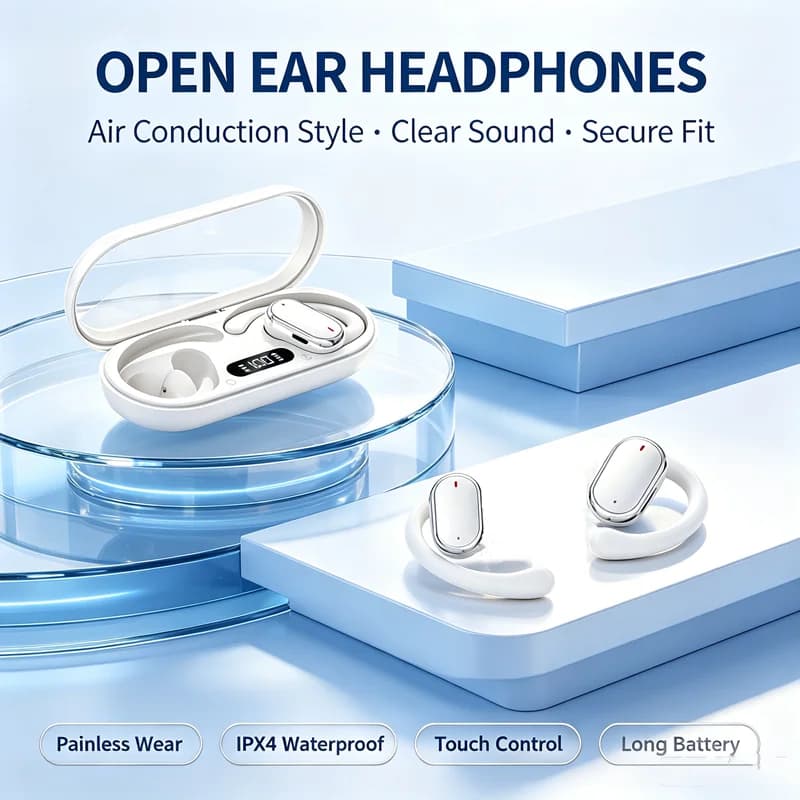 Original X97 Pro OWS Bluetooth Earphones Sport Wireless Headphones with Mic Waterproof HiFi Stereo Wireless Earbuds