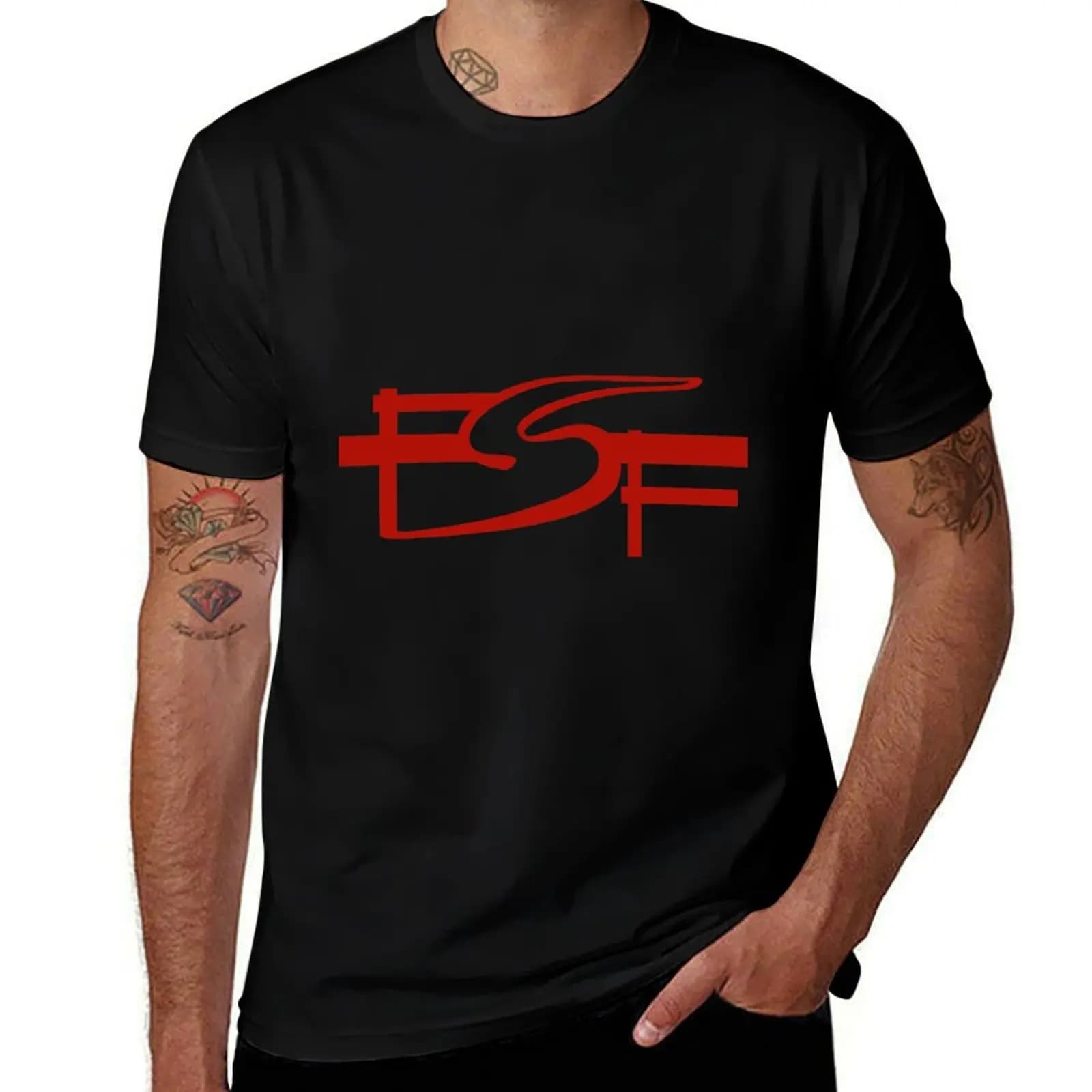 FSF Wordart Graphic T-shirt - Free Software Foundation, short sleeve casual t-shirt for man