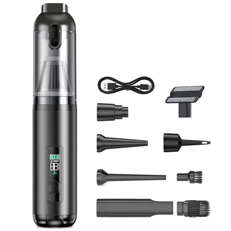 A94E-Handheld Cordless Vacuum Cleaner 16000Pa Suction Portable, Mini For Small Job Cleaning Projects In Car Office Desks