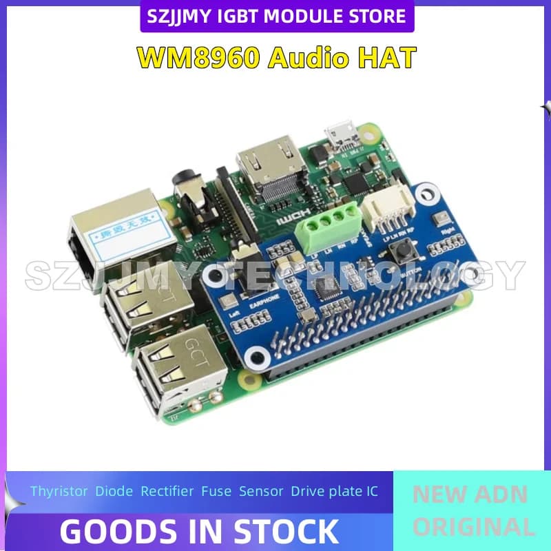 NEW Raspberry Pi 4/3B+WM8960 audio module expansion board stereo codec speaker with small speaker