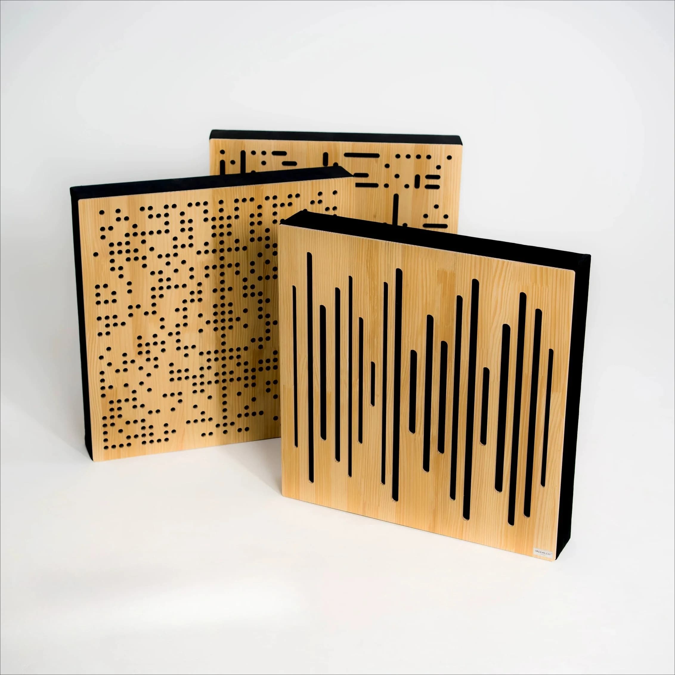 Solid Pine Wood Helmholtz Acoustic Panel Tuning Board, Specialized Diffuser Board To Reduce Room Echoes For Studio, Audio Room