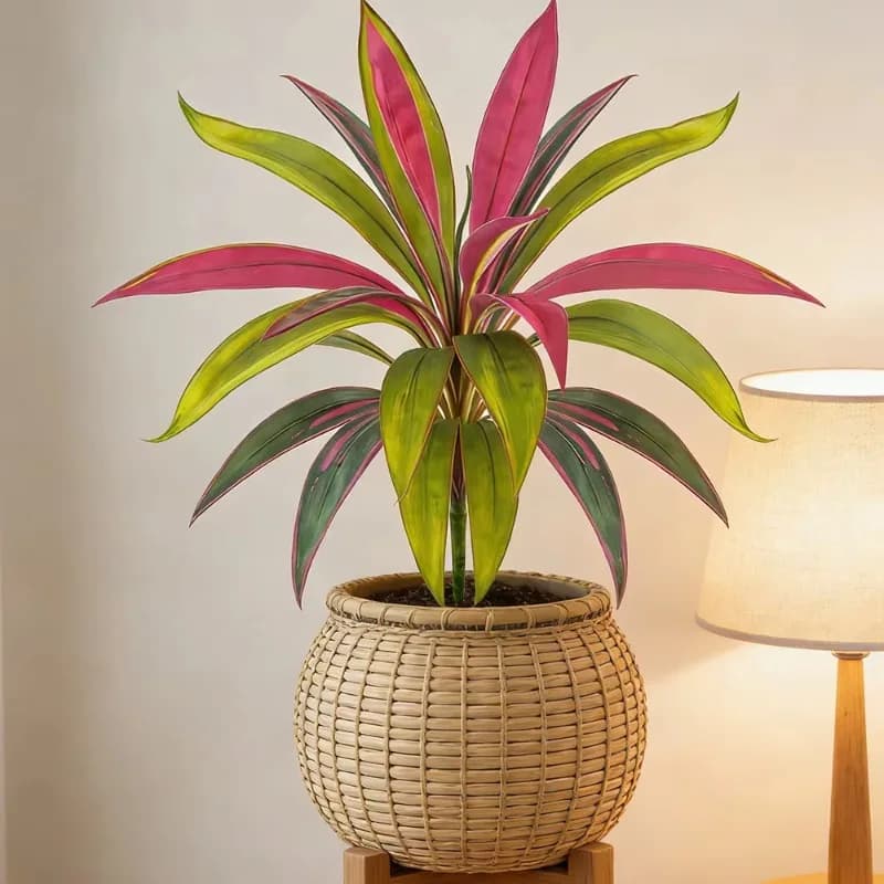 52cm artificial green plant potted simulation foliage for home decoration living room table desktop green leaves interior design