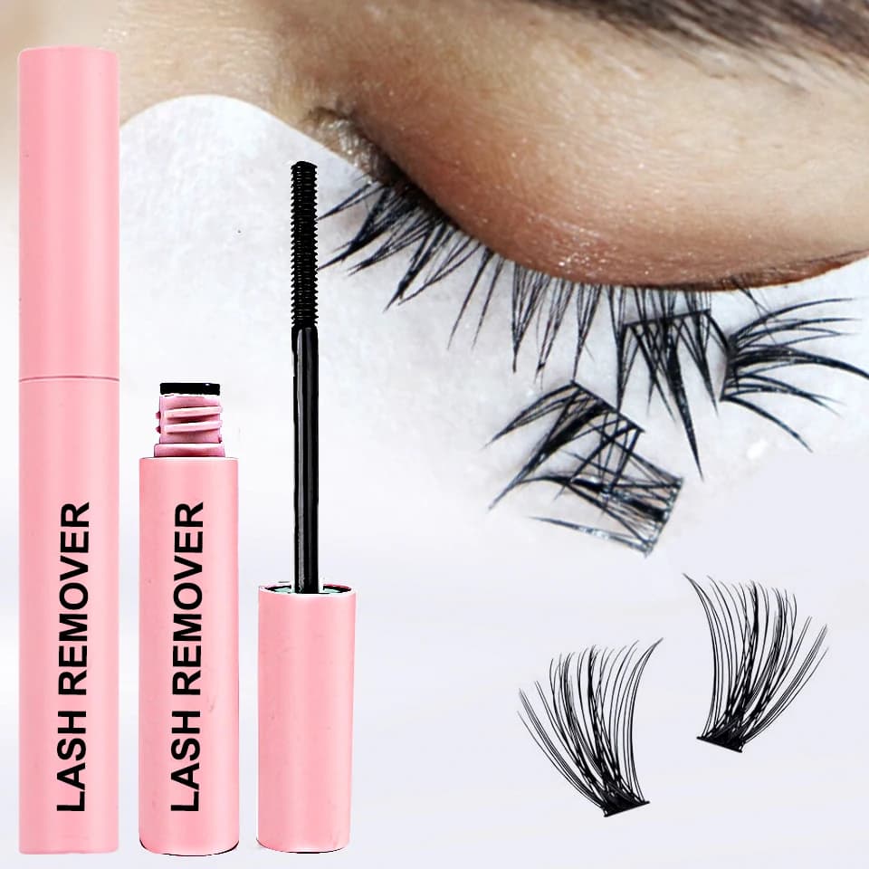 Cluster Lash Colla Remover 5ML Olio lenitivo Lash Colla Remover Mascara Bacchetta Estensione ciglia Rimozione Autouso a casa
