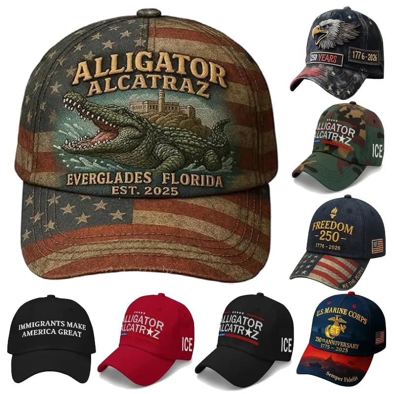 Fashion Animals Cartoon Embroidery Baseball caps Man Woman Alligator Alcatraz Marine Corps 250th Anniversary baseball cap