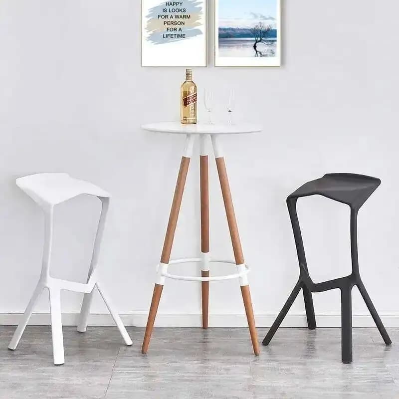Sedia da bar in plastica da cucina Nordic Party Vanity Library Sgabelli da bar per computer Gaming Sgabello Cucina Mobili per soggiorno