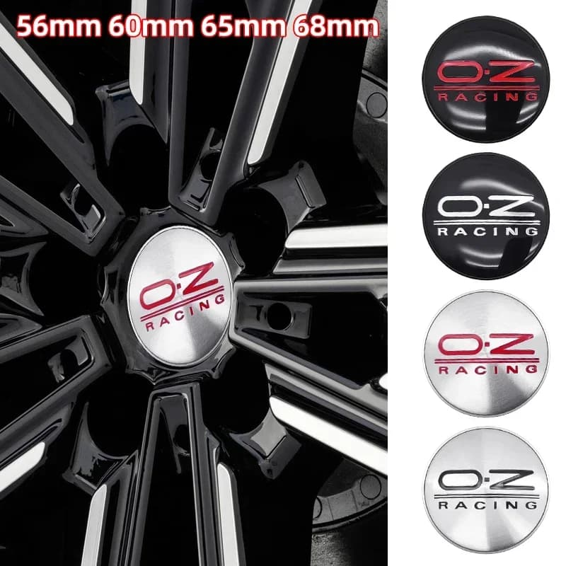 4 pcs 56mm 60mm 65mm 68mm Car wheel cap Logo Hub Badge rims Cover for OZ RACING/BBS/Opel Multiple styling accessories