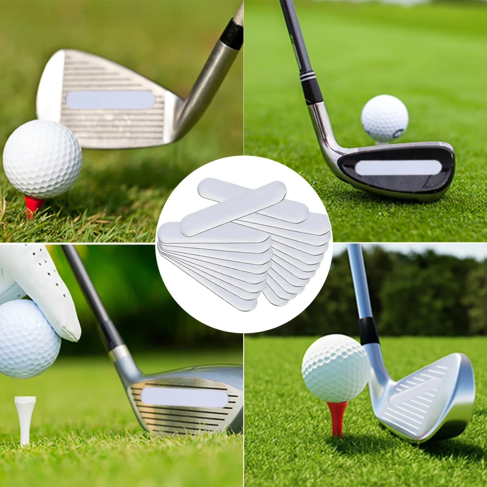 10 piece weighted lead tape Adhesive golf strips add weight to tennis rackets Golf clubs regulate the adjustable weight Fairway