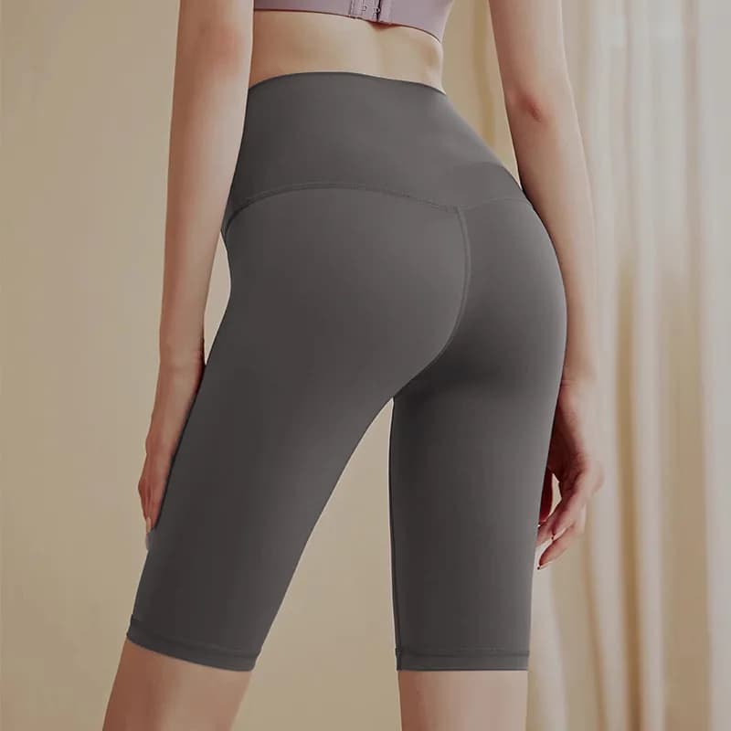 Pantaloncini da yoga da donna senza effetto camel toe, a vita alta da 5 pollici, modellanti, aderenti, estivi, per palestra, corsa, ciclismo e allenamento