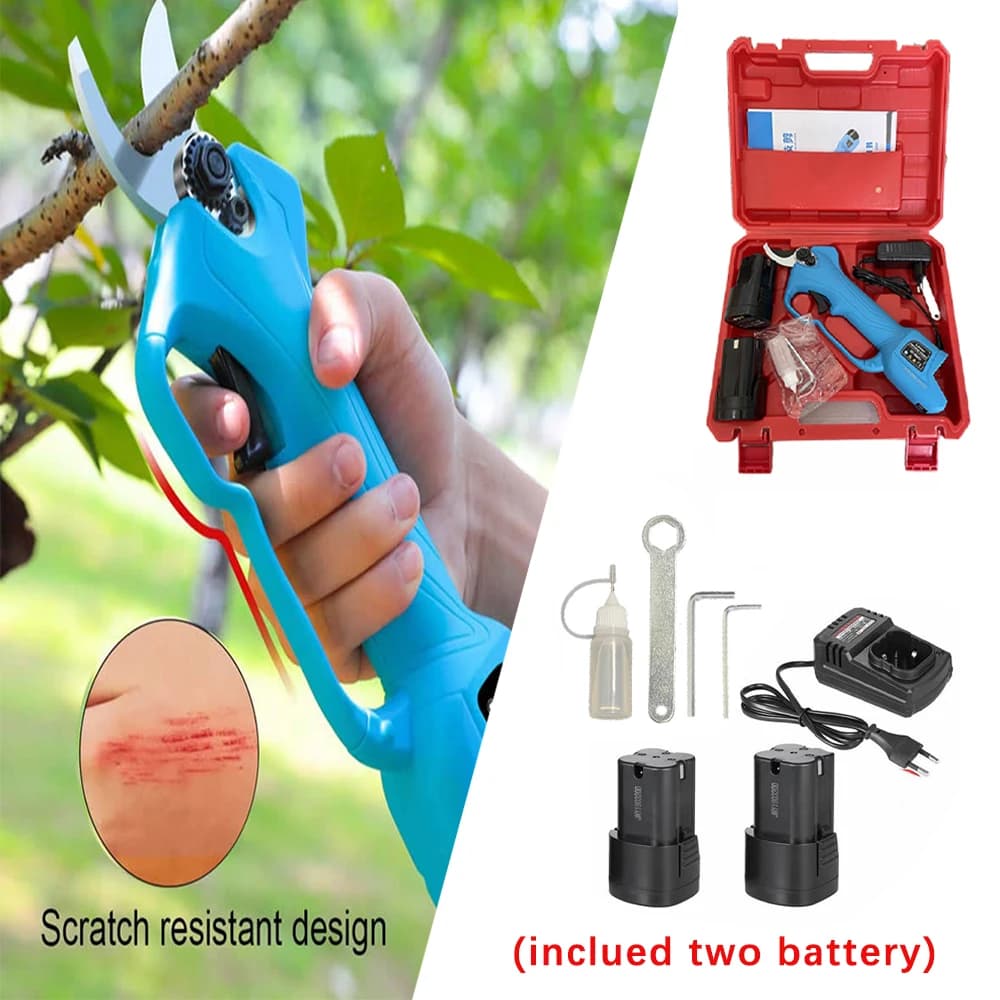 Electric pruning scissors max 2.5cm cutting diameter gardening efficient scissors Trimmer rechargeable battery SC-8603