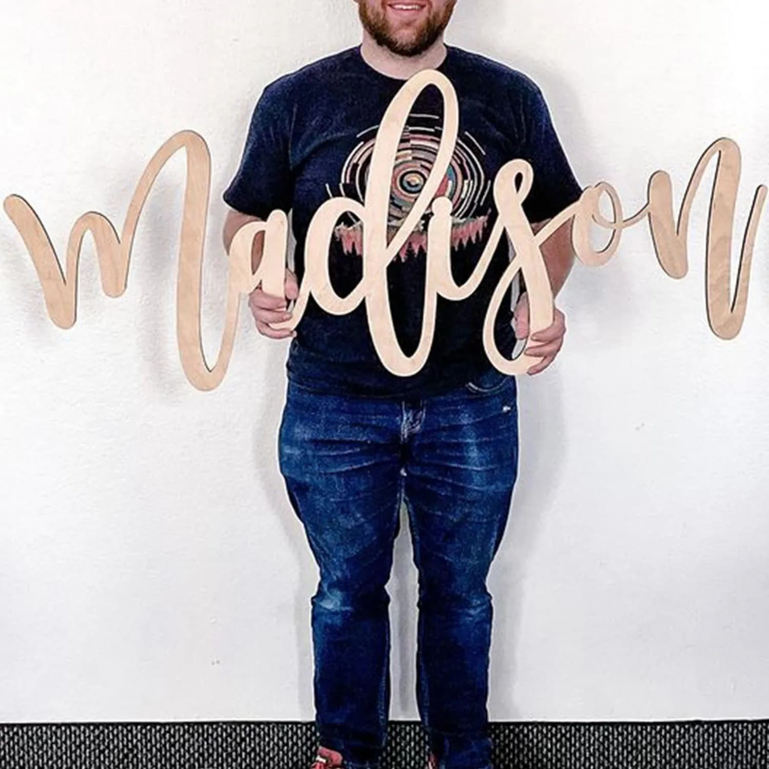 1pc Personalized Wooden Name Sign Custom name, multi color Baby room, birthday, wedding decoration signs