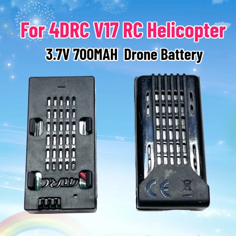 3.7V 700MAH per 4DRC V17 RC Batteria per elicottero per 4D V17 RC Aerei/Quadcopter V17 Drone Accessori di ricambio Parti