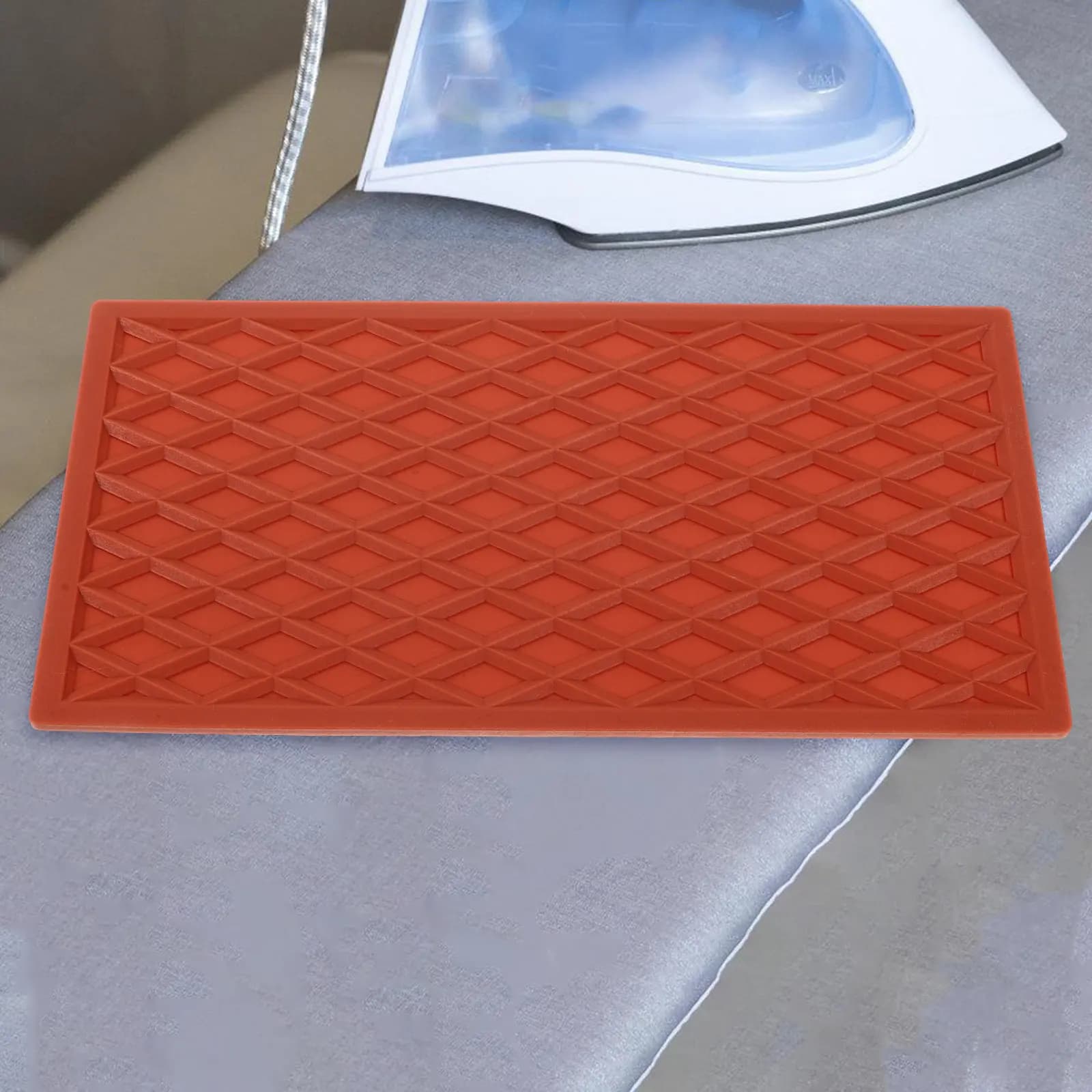 Tappetino da Stiro Non in Silicone, Resistente al Calore, Protezione per Tavolo da Stiro, Cuscinetto Isolante Protettivo