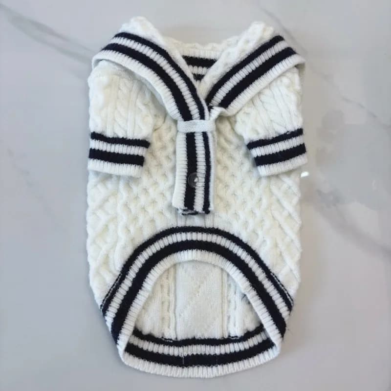 Maglione invernale per animali domestici, stile college, con colletto, antivento, per cuccioli Schnauzer, Highland, Bear, Bomei, e altri animali di piccola taglia, ideale per il combattimento.