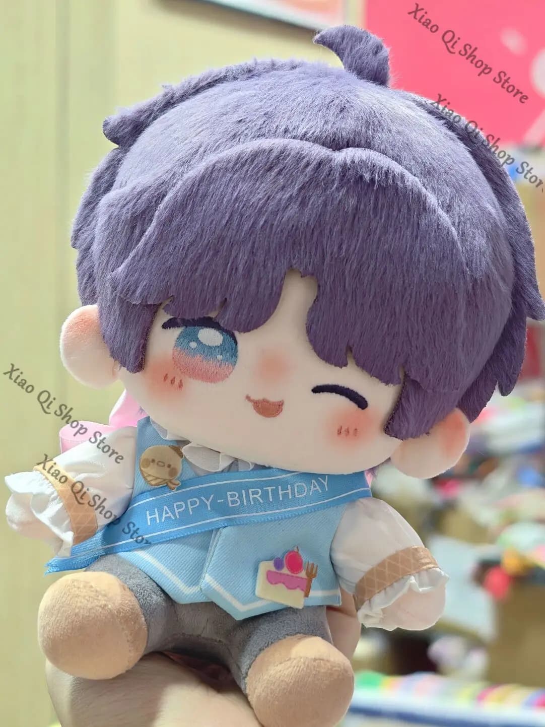 Love and deepspace doujin merch Birthday Limited Edition 18CM sitting posture Cotton Doll - Rafayel collect gift
