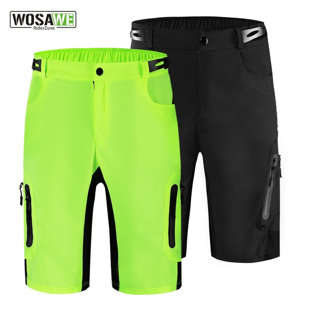 Mountain bike shorts Multi-tank MTB shorts wide fit Summer racing shorts for fast drying down bikes Lightweight without padding