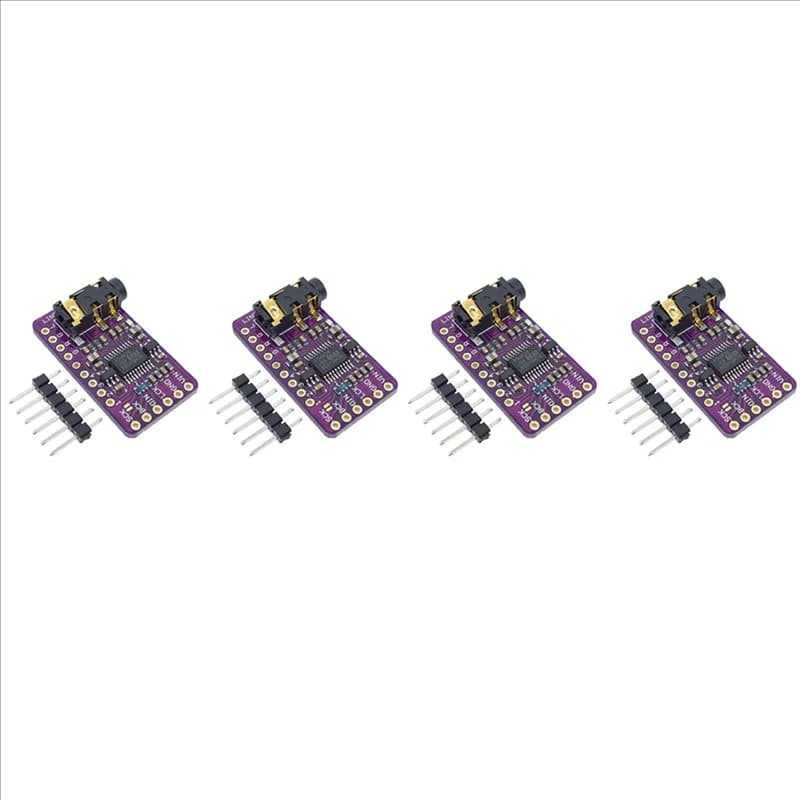 4X PCM5102 I2S IIS DAC digital audio decoder module DAC stereo digital-analog converter Voice module for Raspberry Pi-BCBW