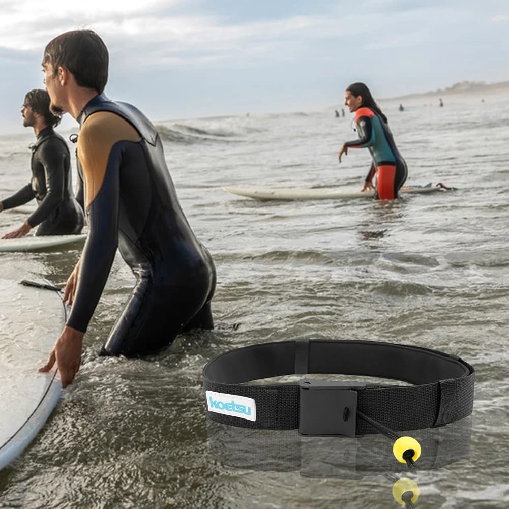 Cintura di Sicurezza Impermeabile a Sgancio Rapido per SUP, Kayak, Corda per Piedi, Regolabile e Facile da Installare