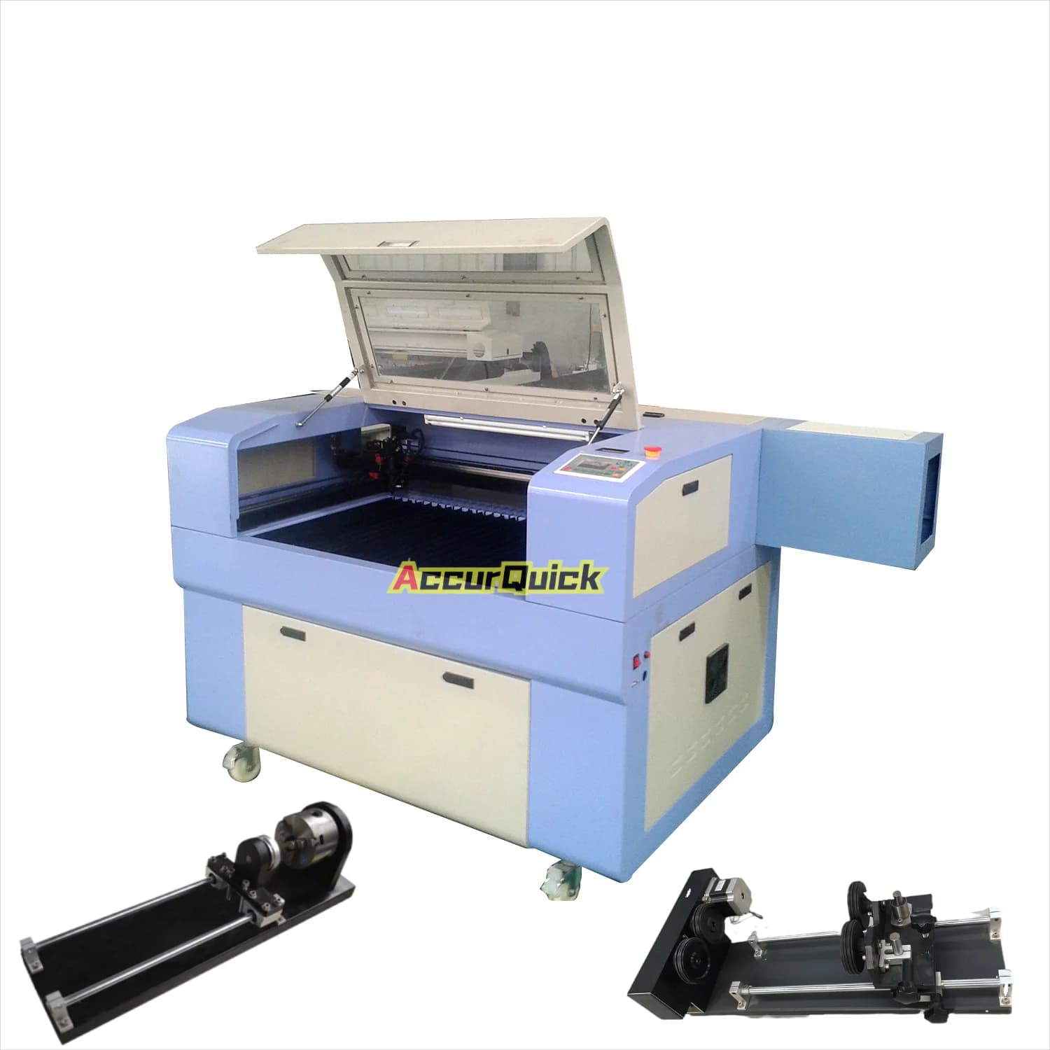 Laser cutter and engraving machine RECI 80W 100W 130W 150W with UPDOWN table