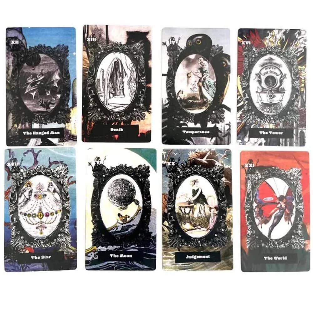 12x7 cm giochi di carte manuali di carta dei tarocchi Seawitch