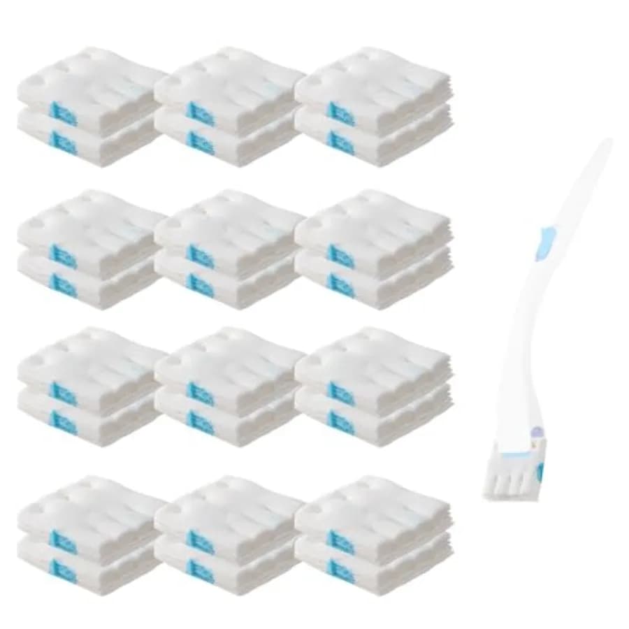 24 Pack Flushable Refills Compatible with Scrubbing Bubbles Toilet Bowl Brush, Disposable Cleaner Refills Pads for Scrubbing Bu