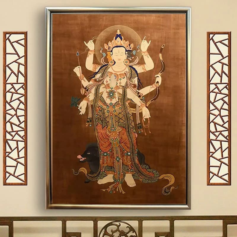 Thousand-Hand Guanyin 5D Diamond Painting Full Diamond Art Embroidery Hotel Office Bedroom Home Decor Diamond Cross Stitch Kits