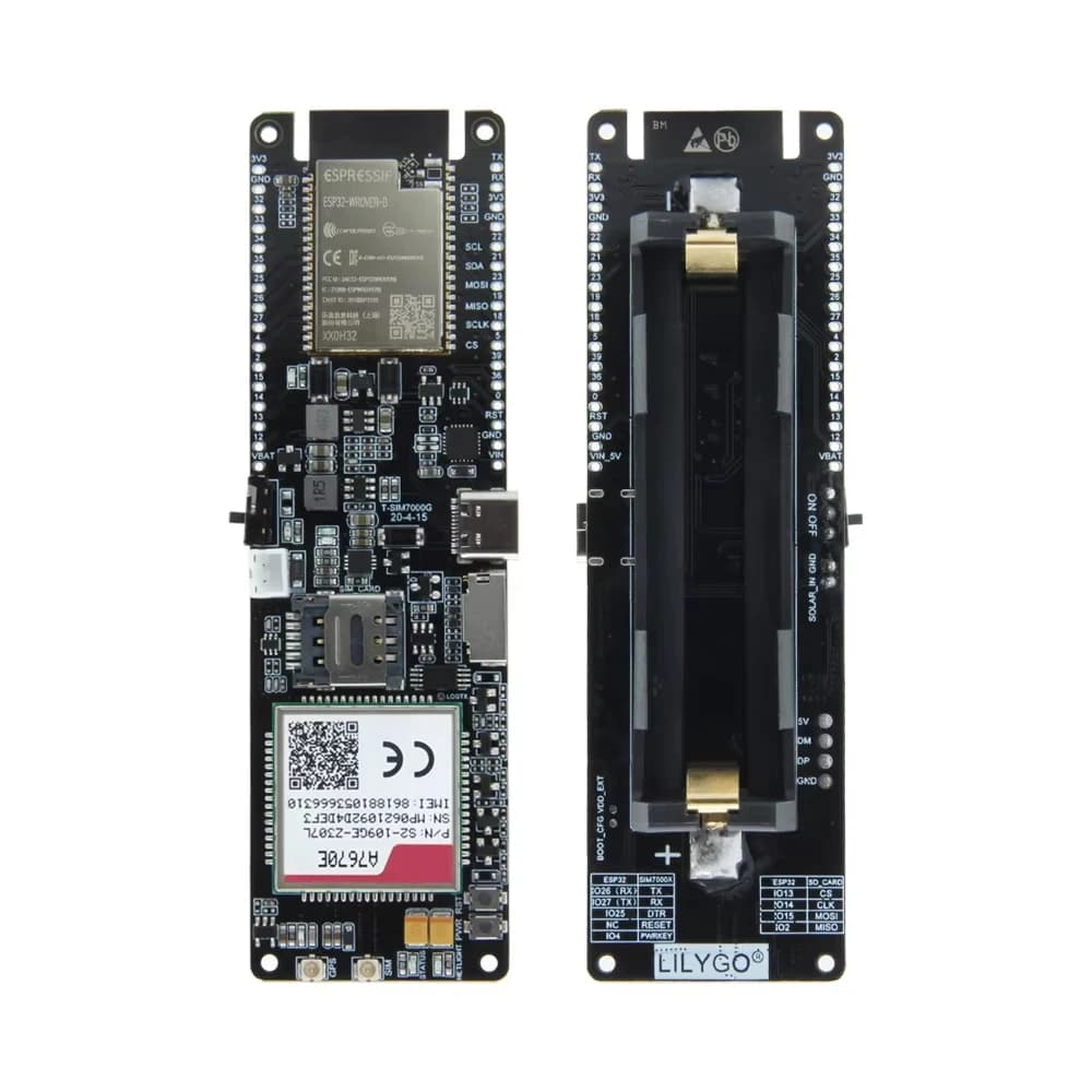 Scheda di sviluppo modulo LTE Cat1 ESP32-WROVER-B A7670E A7670SA A7670G con GPS, antenna FPC LTE 4G, scheda TF, GSM, GPRS, EDGE