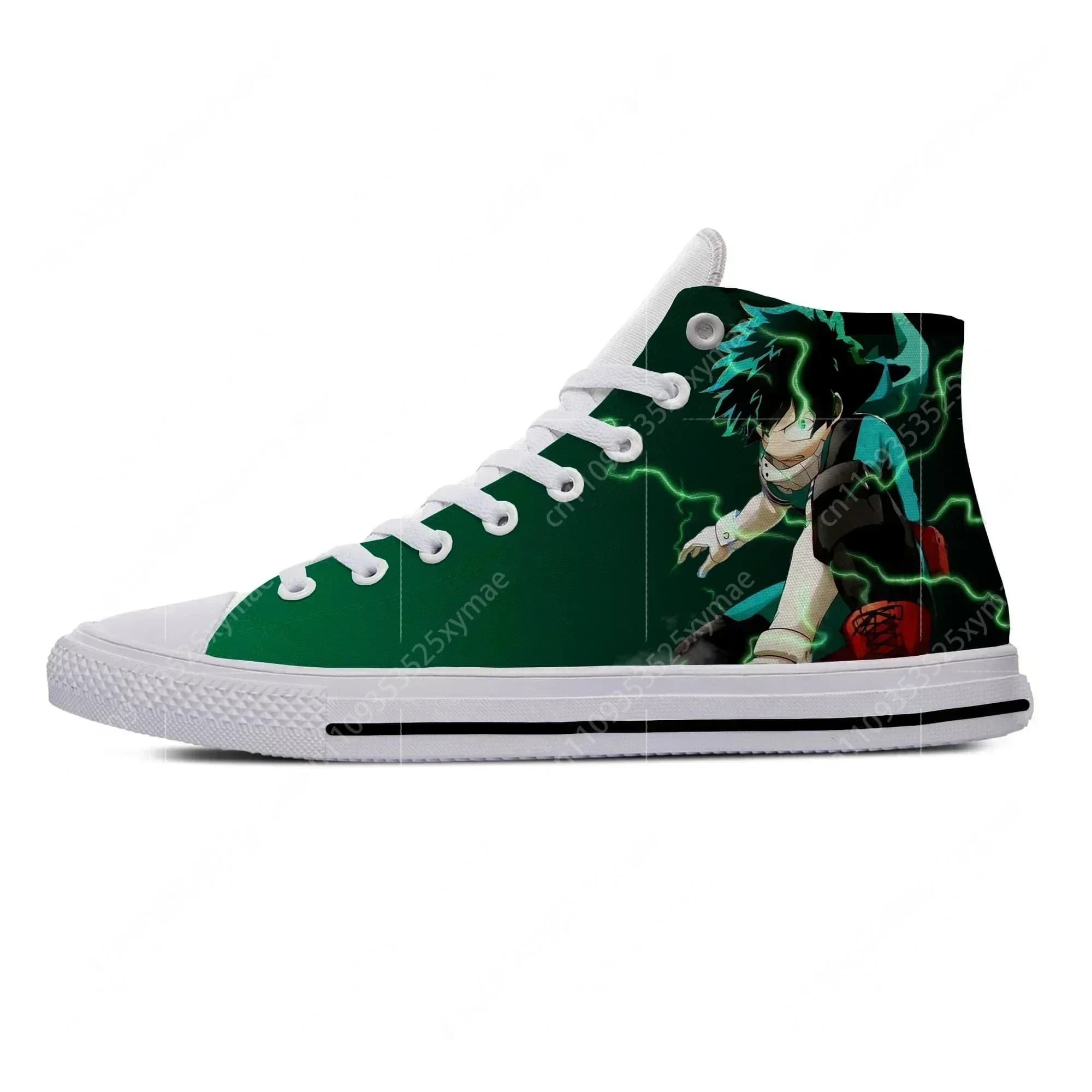Scarpe Casual Anime My Hero Academia Midoriya Izuku Deku, Sneaker Traspiranti con Stampa 3D, Stile Harajuku per Uomo e Donna