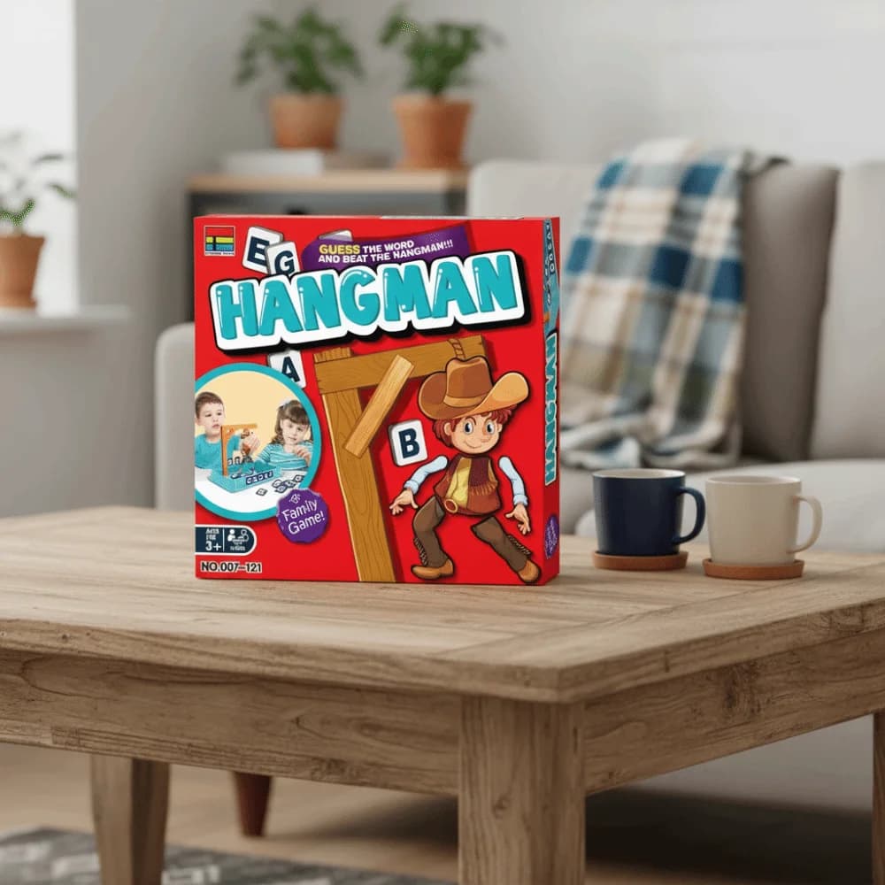 Gioco da Tavolo Magnetico Hangman Multigiocatore, Sviluppa l'Intelligenza, Gioco di Parole Misteriose Interattivo per Due Giocatori