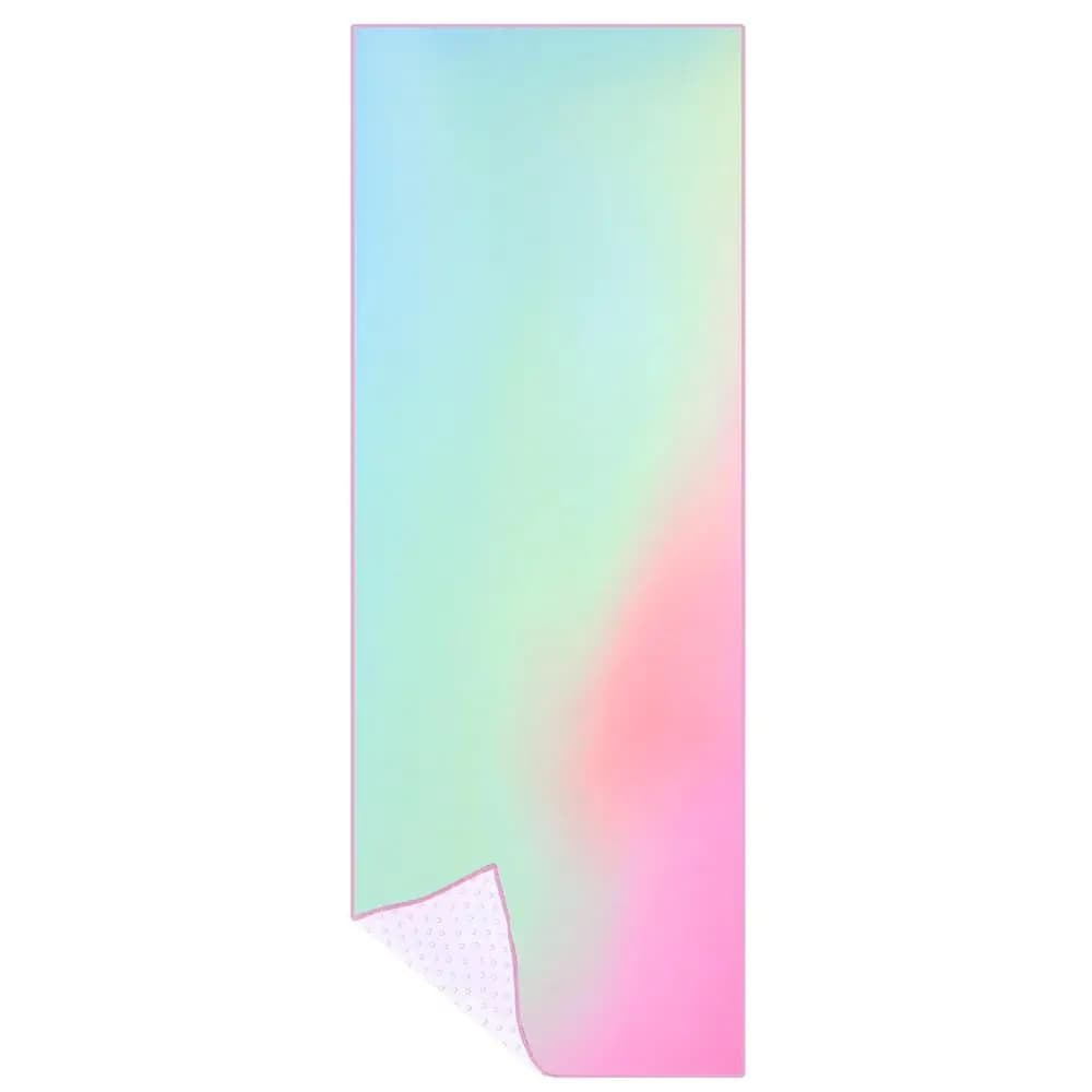 Asciugamano per Hot Yoga, Tappetino in Microfibra Antiscivolo con Punti di Presa, Assorbente per Sudore, per Pilates e Fitness, 183 x 61 cm, Morbido