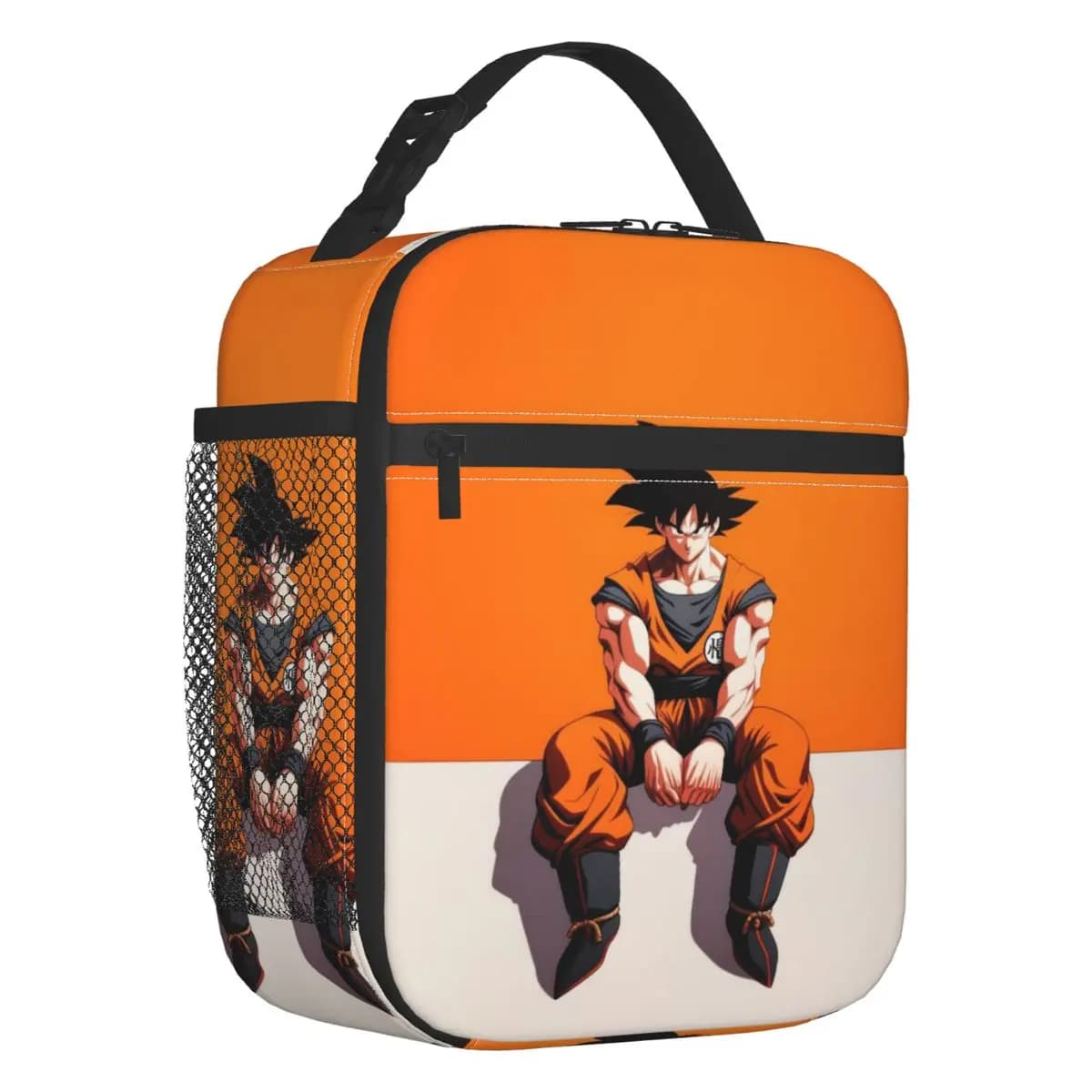 Custom DBZ Dragons Ball Goku Anime Portable Lunch Box Women Men Waterproof Cooler Thermal Food Insulated Lunch Bag Office Work