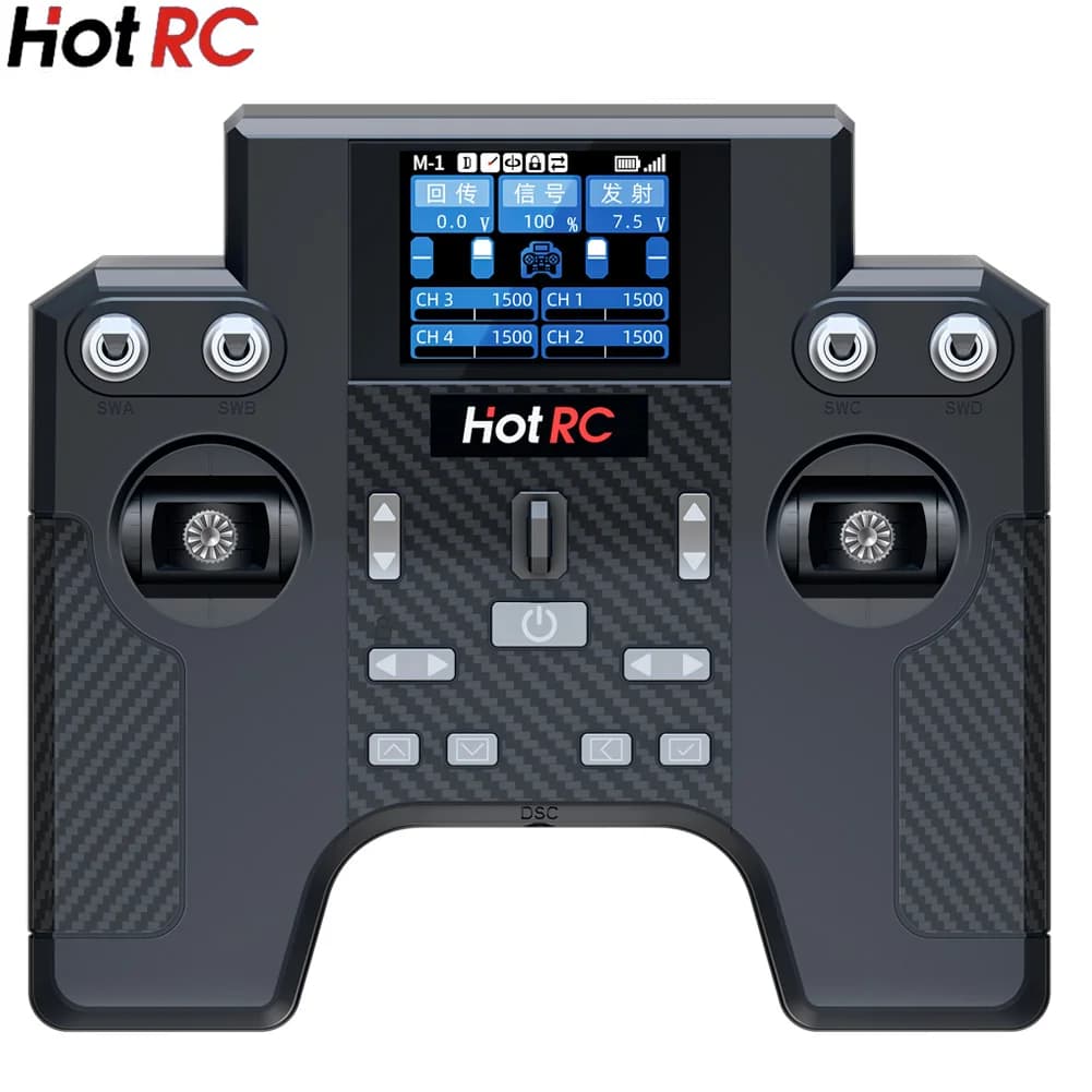 Hotrc HT-8A 2.4G 8CH Trasmettitore HT8A Telecomando con ricevitore F-08A per RC Elicottero Aereo Auto Nave Serbatoio Robot