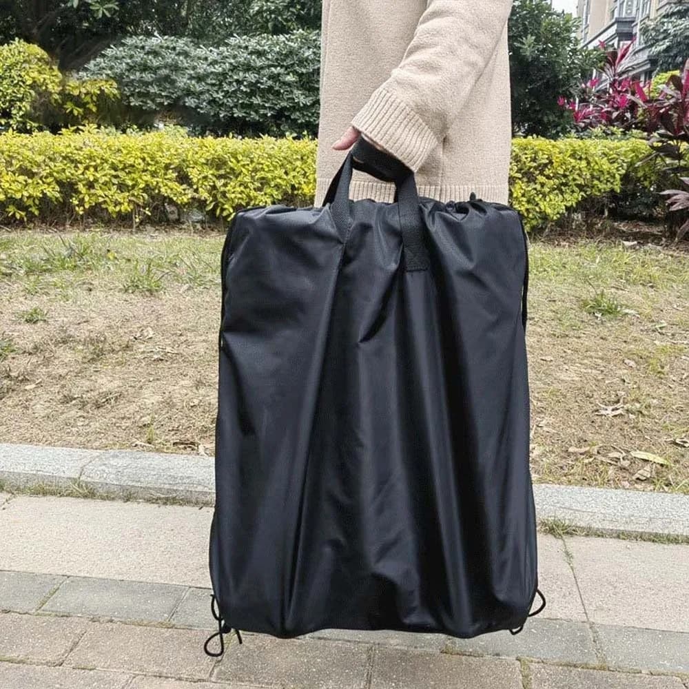 Water-Resistant Stroller Travel Bag Oxford Cloth Drawstring Closure Pram Storage Organizer Reinforced Handles Foldable Design