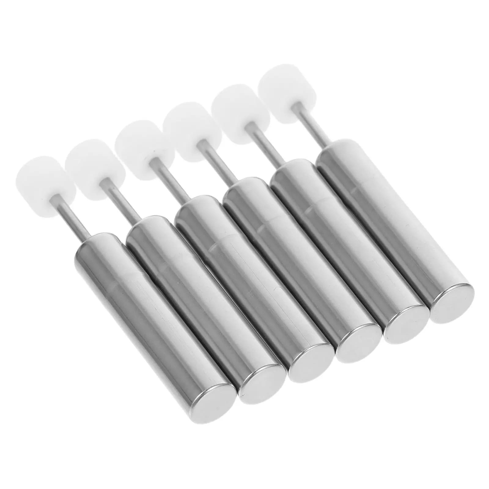 6Pcs Wastebasket Damper Soft Close Mechanism for Kitchen Metal Garbage Can Lid Replacement Shock Absorber Piston Parts