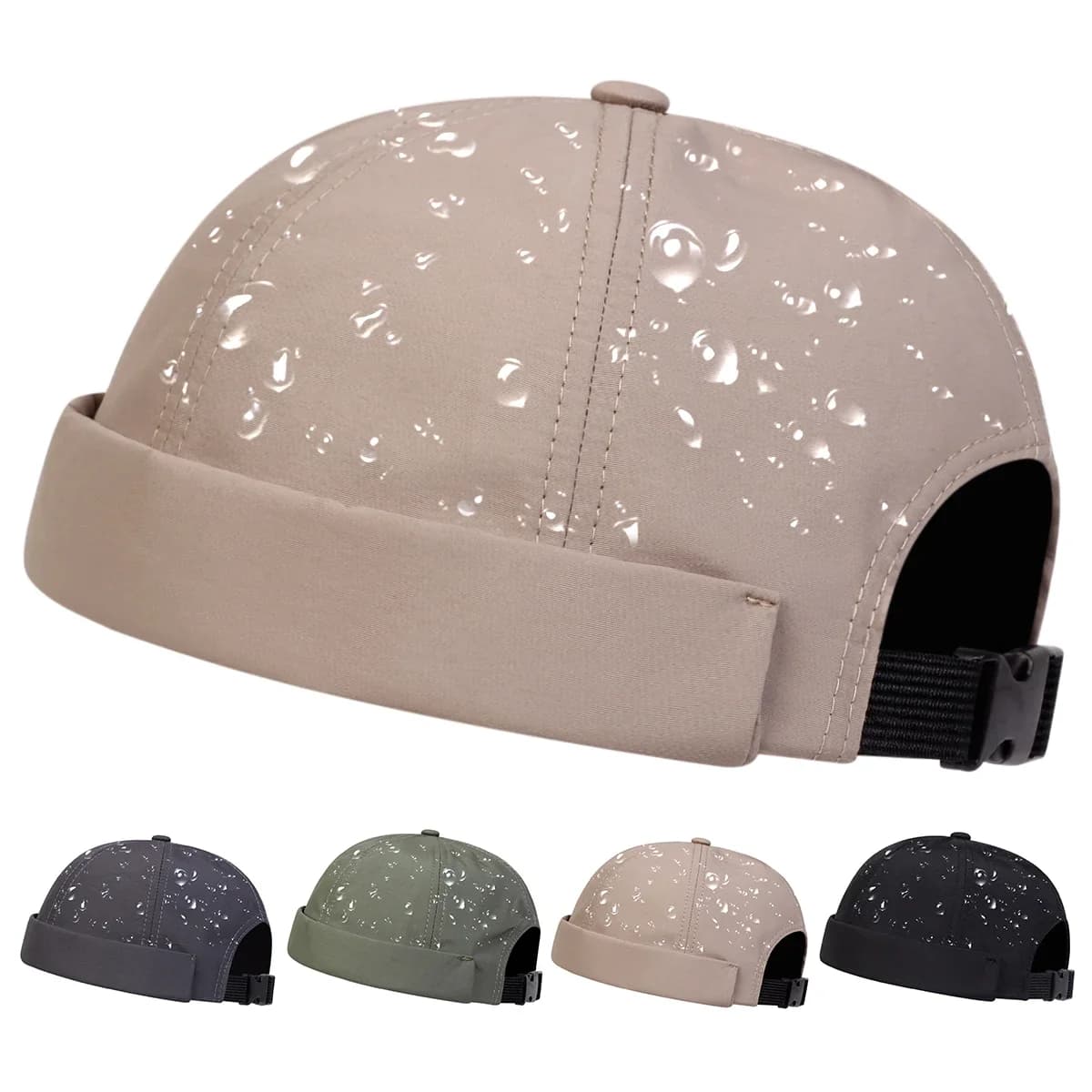 Quick Drying Unit Waterproof Working Hats for Men, Painters, Melon Hats for Spring and Autumn