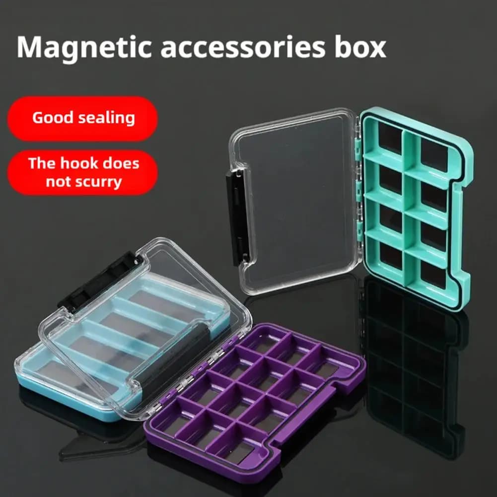 Magnetic Fishing Equipment Box in Moscow, Waterproof Portable Organizer with Powerful Magnets for Open Fishing Accessories