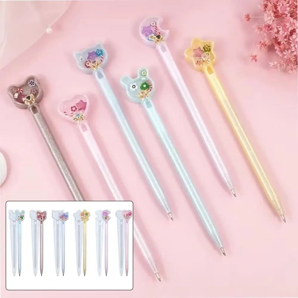 Flexible Resin Pen Molds Transparent Jewelry Casting DIY Pen Molds Reusable Pen Holder Making Silicone Pen Molds