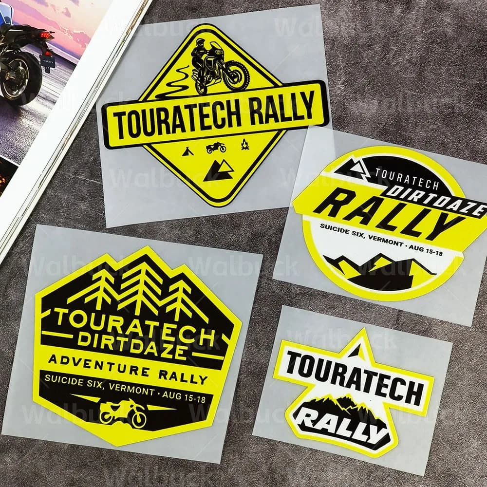 For R1200/1250GS Adv F850/750/650GS g310gs Adventure RT XR f900xr Reflective Motorcycle Adventure Sticker Helmet Body Decals