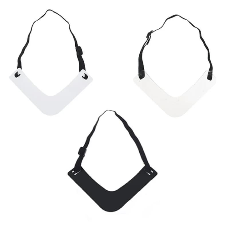 Guida per la scollatura dello Shaper della barba collo Styler scollo modello per modellare la barba strumento per rifinire la barba Kit per Stencil linea per barba