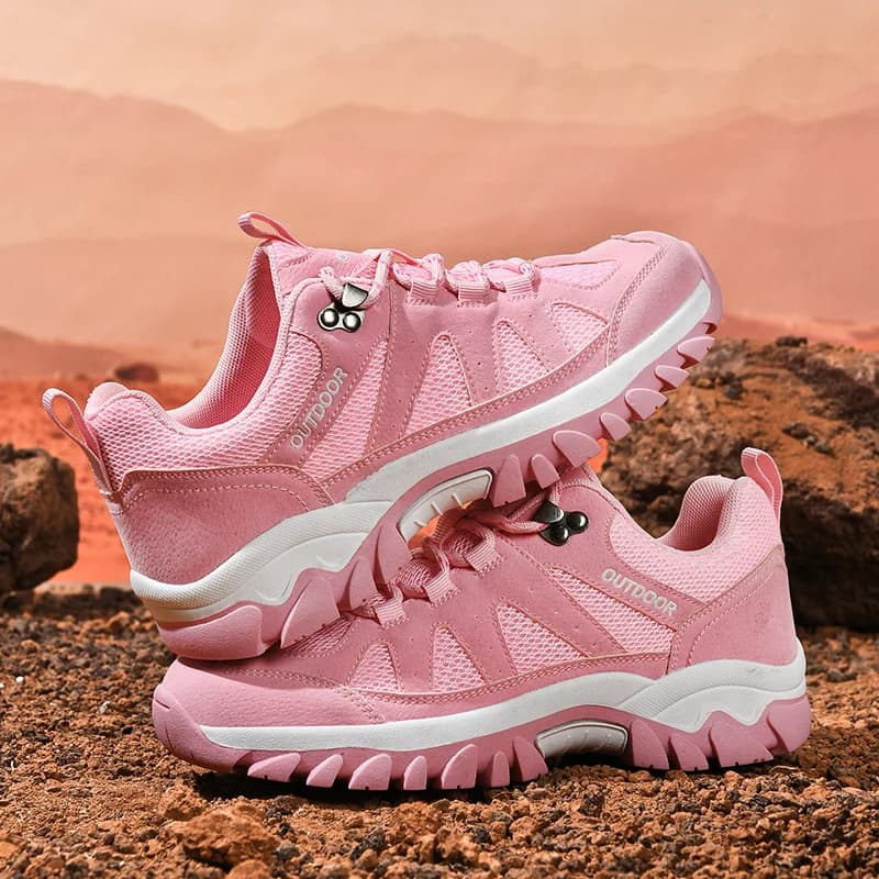 Scarponi da arrampicata da uomo Turismo estivo Sneakers leggere e traspiranti in rete Scarpe da passeggio per allenamento forestale antiscivolo da donna nuove