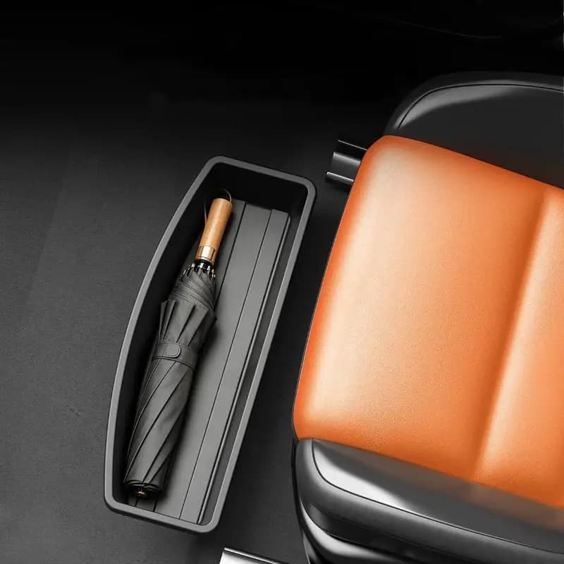 Universal Car Front Seat Storage Box Anti-Slip Under Seat Drawer Easy to Clean Auto Organizer for Car Interior Organization