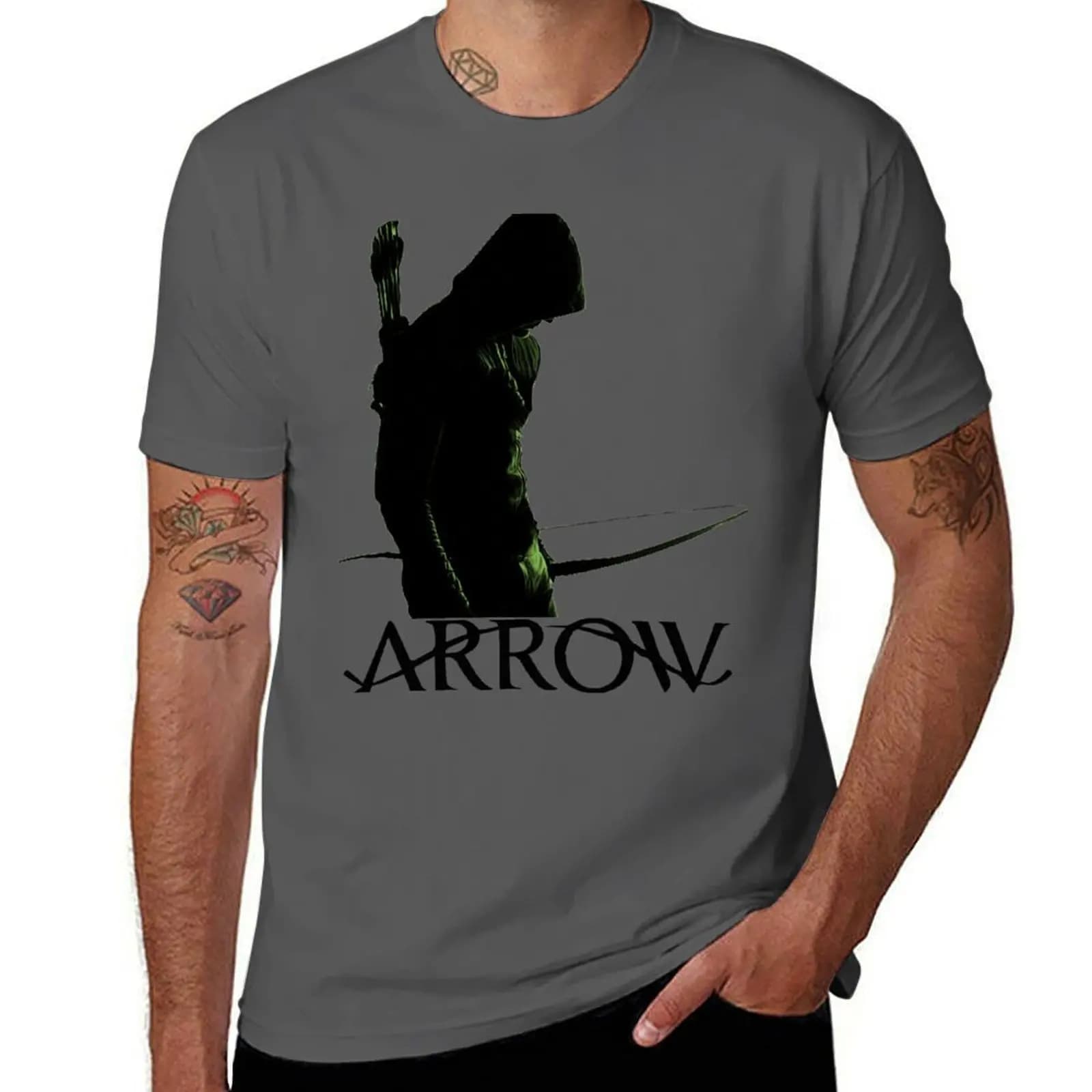 T-shirt Hero Arrow Basic Plain Tee per la primavera e l'estate
