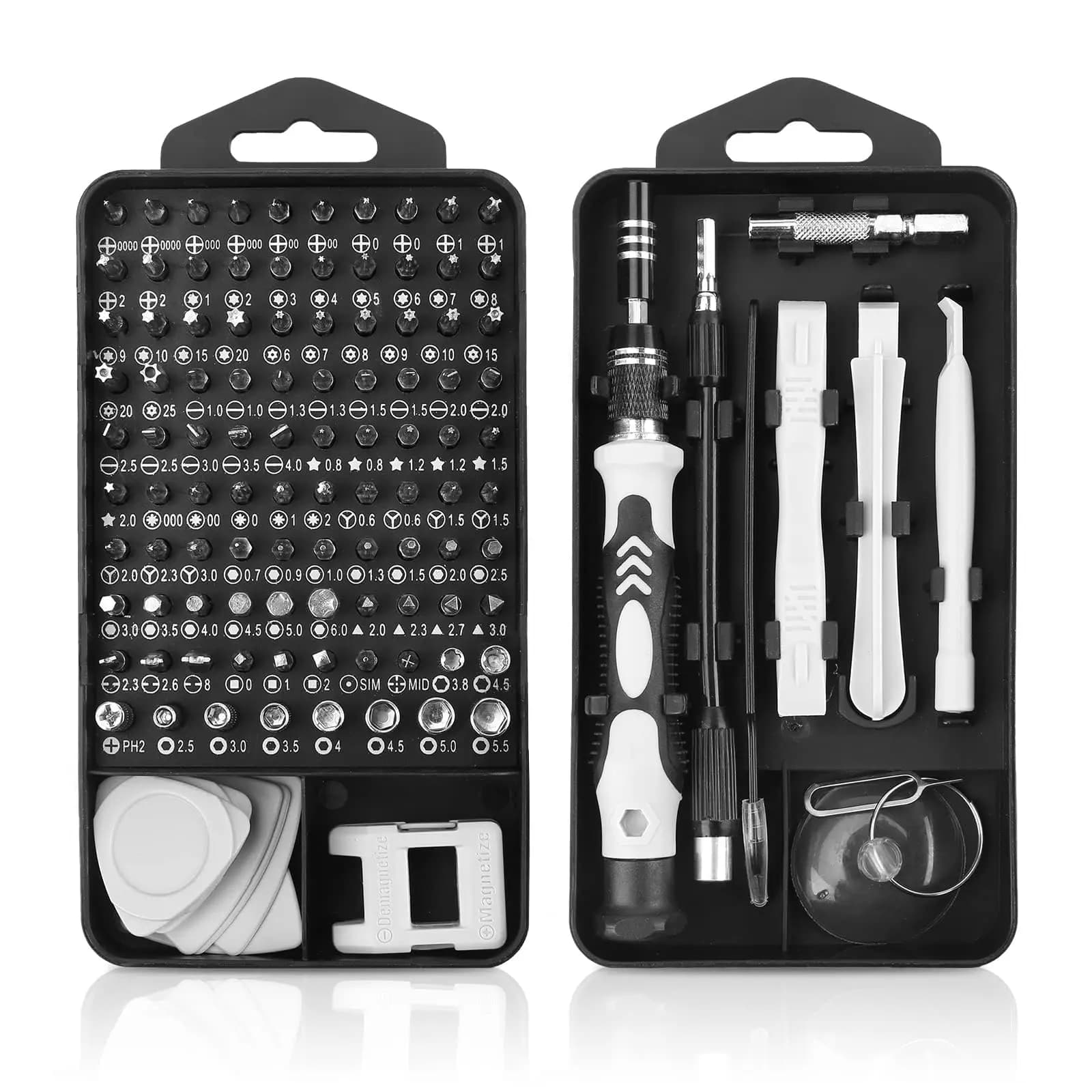 Set di cacciaviti di precisione 117 in 1 Kit di strumenti di riparazione magnetici per iPhone Series Mac iPad Tablet Laptop Xbox Series PS3PS4 Nintendo